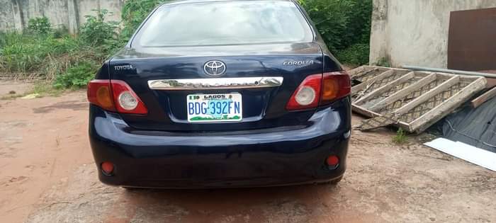 A picture of Toyota Corolla 2009 model