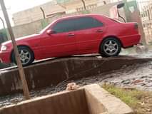 A picture of Foreign used Mercedes c class C230 2000 model at distress