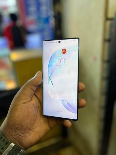 A picture of Samsung Galaxy note 10 5G