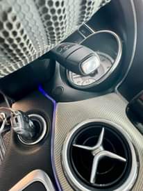 A picture of 2016 registered Mercedes Benz GLA250 pepper red on black