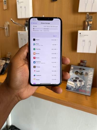 A picture of iphone 11 promax 256GB