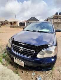 A picture of Toyota corrola 08