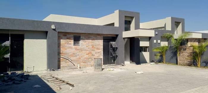 newly built houses