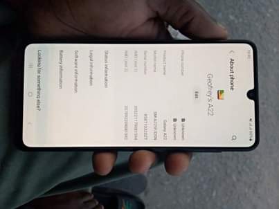 A picture of SAMSUNG A22