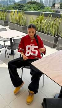 A picture of Beautiful Baseball Tshirts Leather Jackets Dresses Capes and Bags