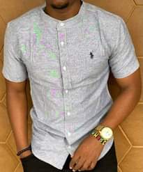 A picture of Chinese collar shirts