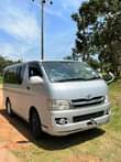A picture of Toyota hiace van