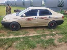 A picture of Toyota Corrola 03 nothing to fix untampered engine and gear