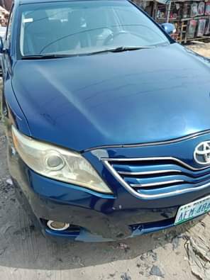 A picture of Belgium Grade Toyota Camry 2008 model Color Blue Everything is