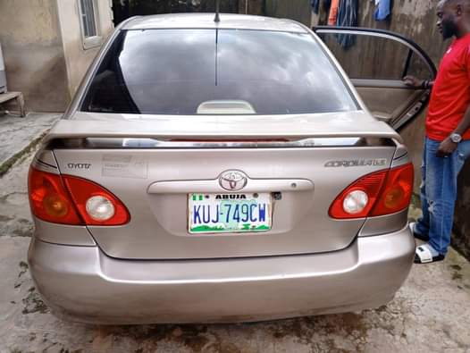 A picture of Home Used Toyota Corolla LE 2004 Model With Custom Duty
