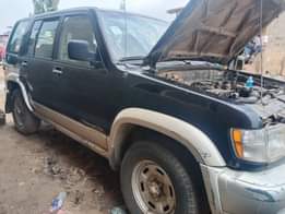 A picture of Isuzu jeep for sale engine and gear is ok..The car