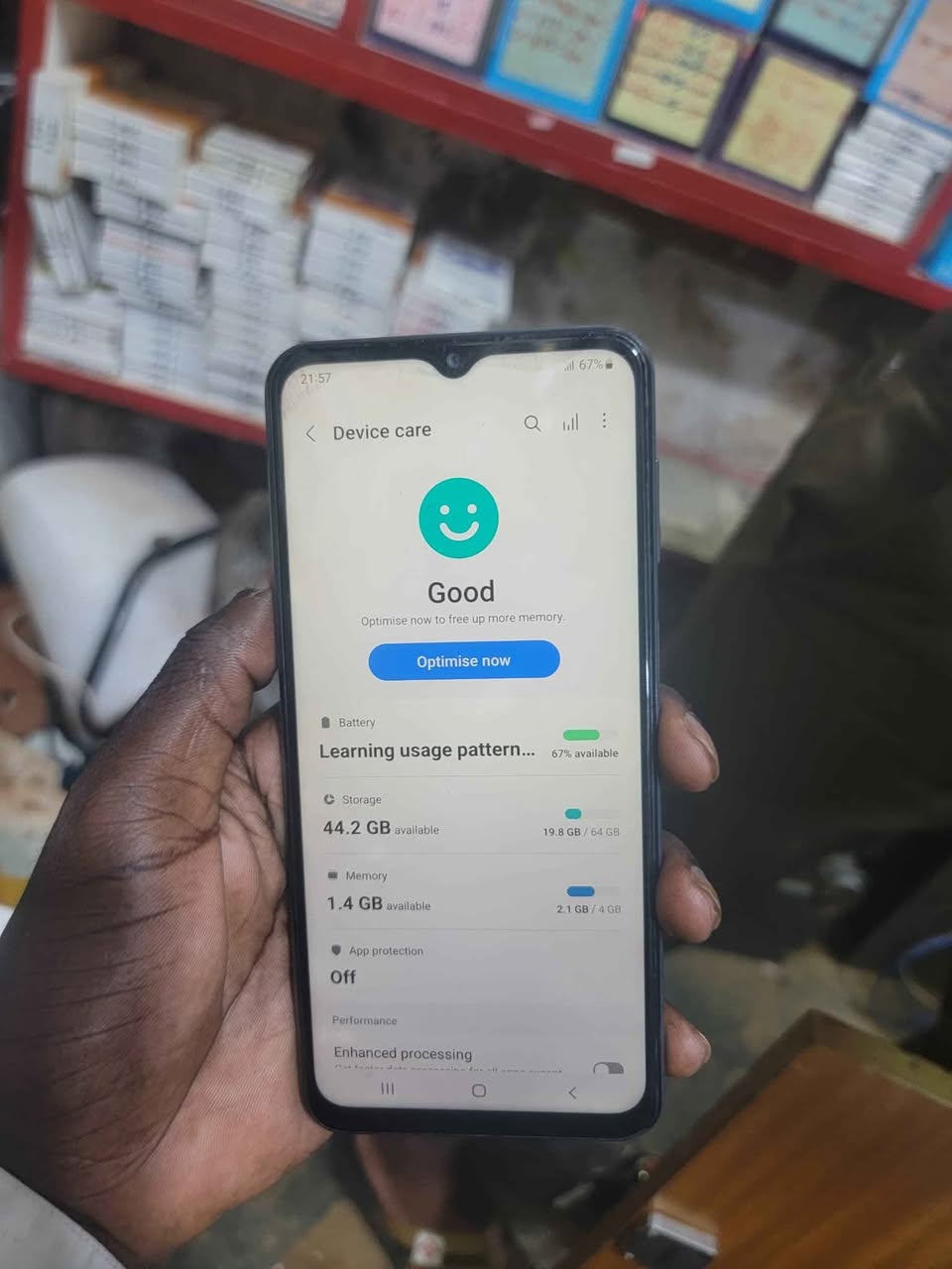 A picture of SAMSUNG GALAXY A23 GB CLEAN AT 250000
