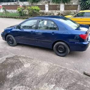 A picture of Toyota Corolla CE 2007 Tokunbos standard Color Blue Oven baked