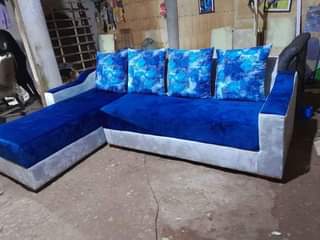 A picture of 4 seater Sofa set High density foam and durable fabric