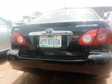 A picture of Toyota Corolla Belgium grade location owerri price 3 9 perfect