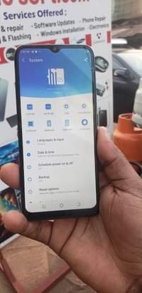 A picture of Tecno camon 12 with 64gb storage 4gb ram on sell