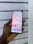 A picture of Samsung Note 10 256gb 12gb ram Single crack 500k only