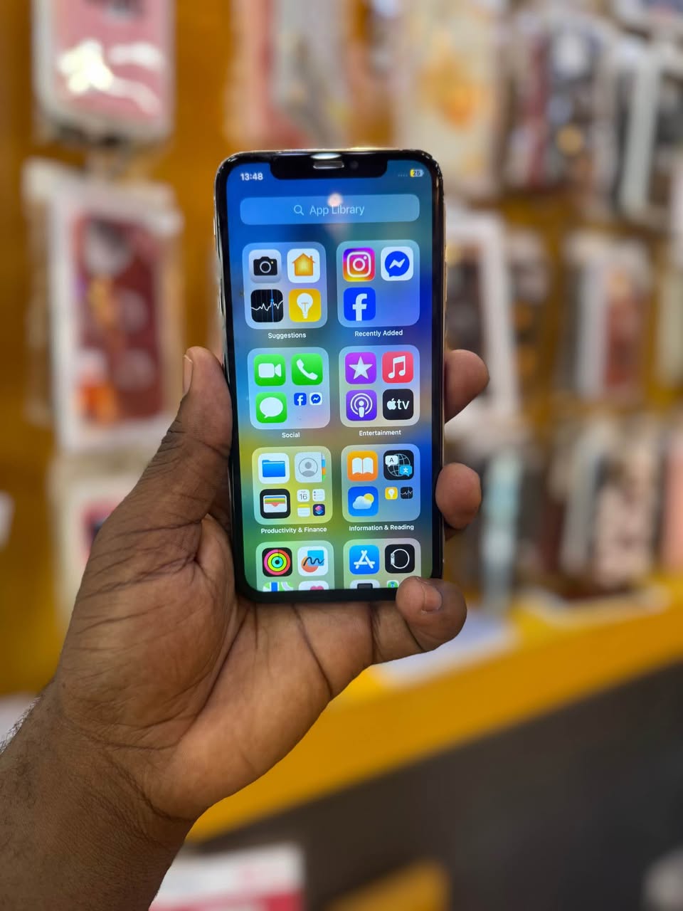 A picture of iPhones X 256GB Price 155 000 0747940033
