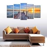 A picture of canvas art