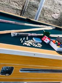 A picture of Professional standard coin operated marble display snooker boards