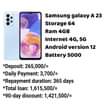 A picture of Original Samsung Galaxy A23 5G MTN POWERED 