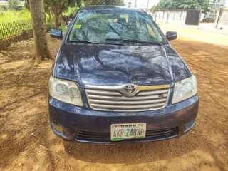 A picture of Toyota corolla