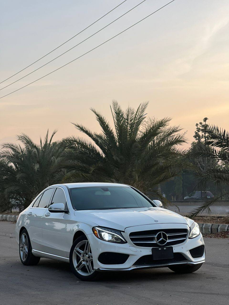 A picture of Extremely clean C300 2016 model Nothing to fix Original custom