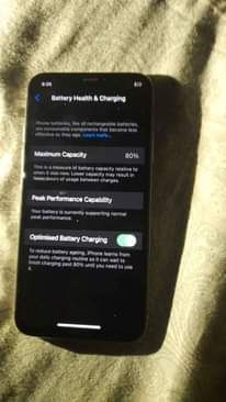 A picture of iphone x perfect condition