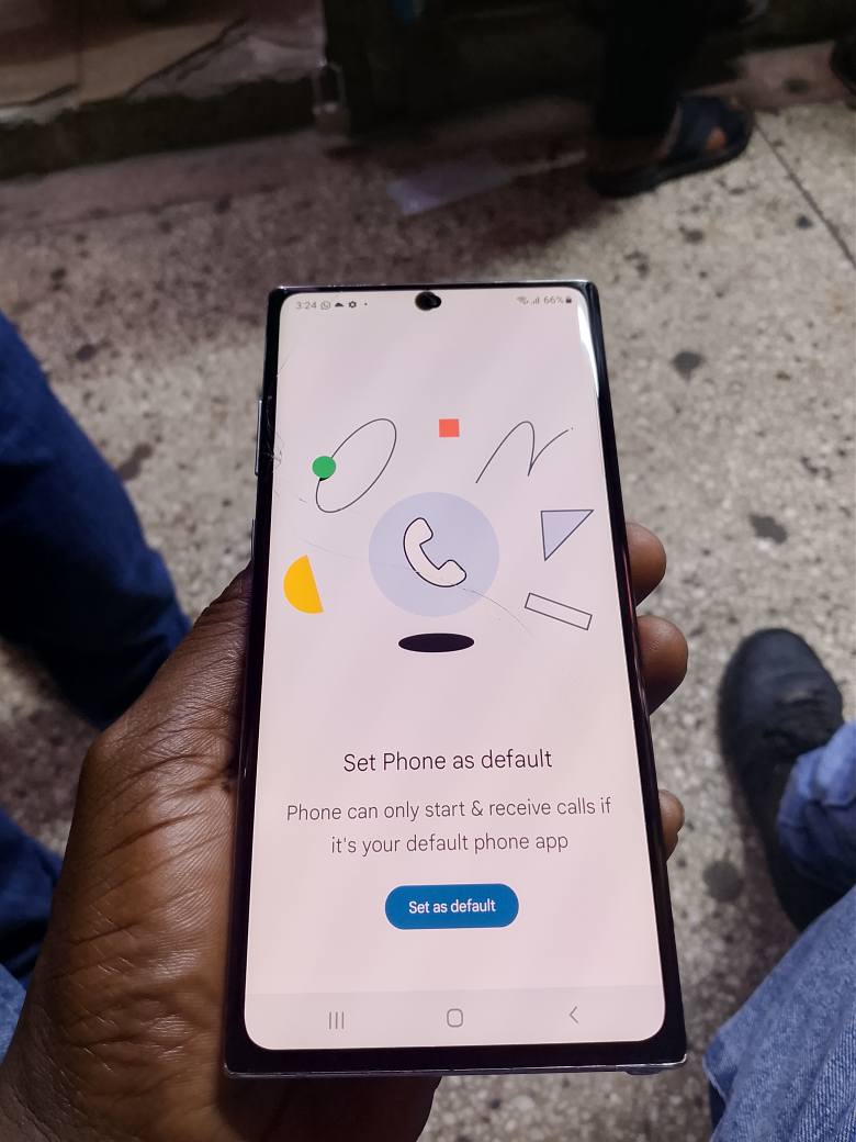 A picture of Samsung Note 10 plus