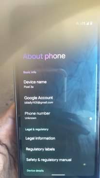A picture of Pixel 3a