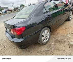 A picture of SHARP USED 2007 MODEL TOYOTA COROLLA Fault Engine has noise