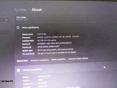 A picture of hp laptop
