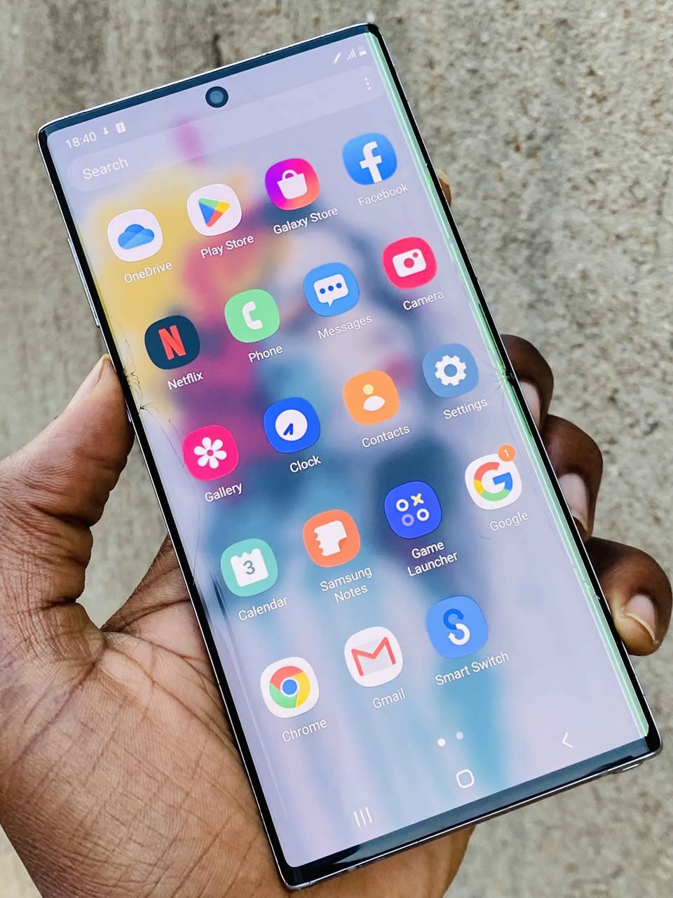 A picture of Samsung Note 10