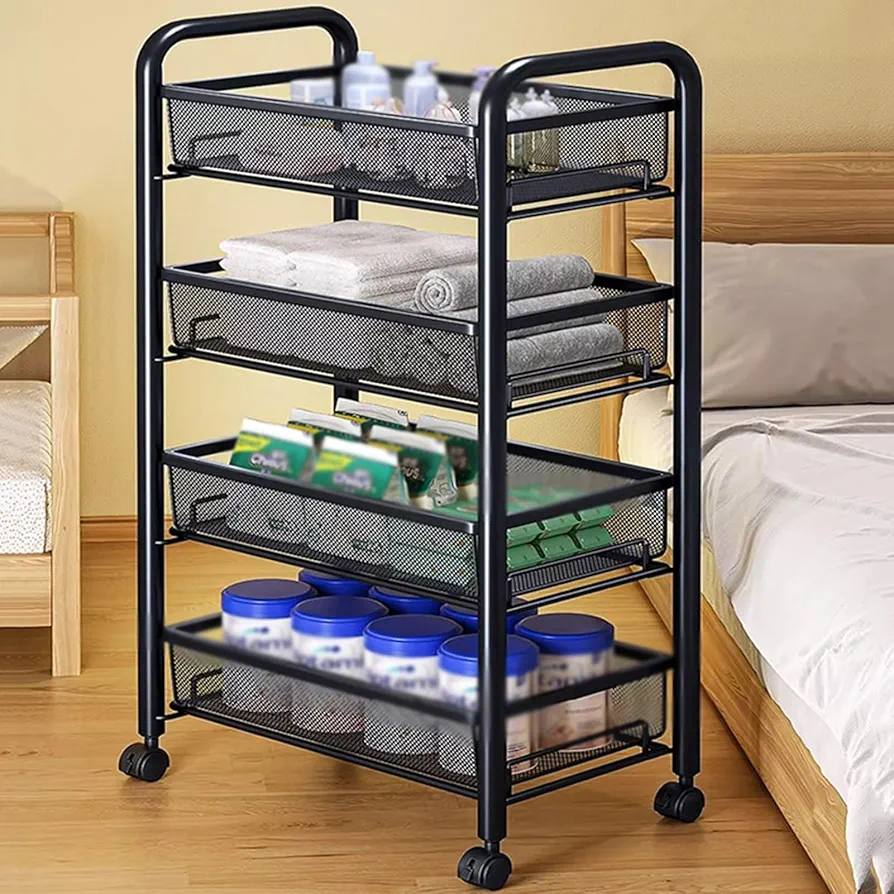 A picture of Few Available in stock Supermarket Snack Rack Mobile Commercial Storage