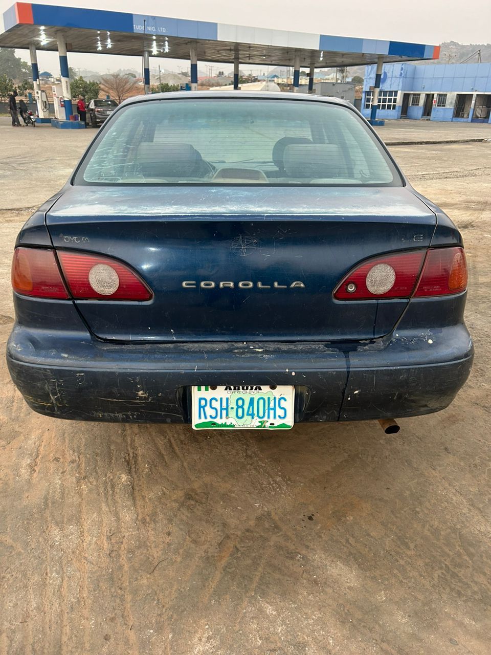 A picture of Toyota corolla first body pan untempard gear sound engine and