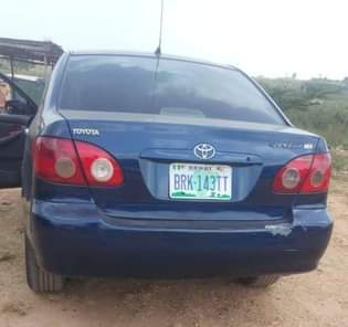 A picture of Toyota corolla 06model