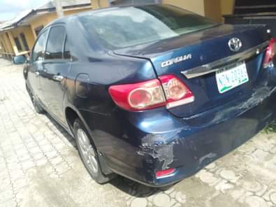 A picture of 2010 Toyota Corolla sharp on a first body going for