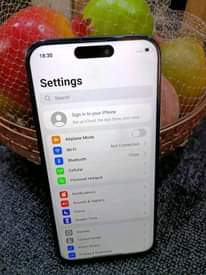 A picture of Iphone 15pro max on sale