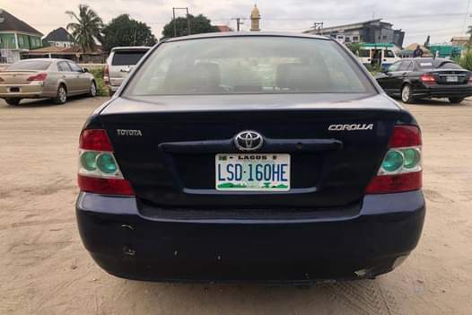 A picture of Toyota Corolla bank type automatic