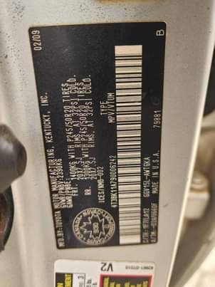 A picture of Registered 2009 Toyota Venza Full option Partly first body Automatic