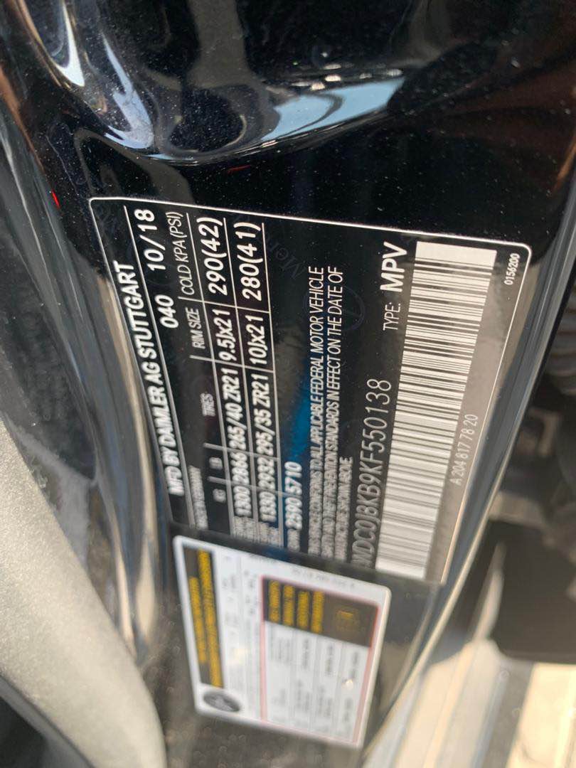 A picture of Mercedes Benz GLC63s model 2019