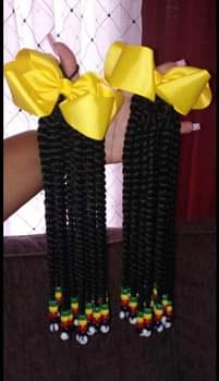 A picture of Kid hair extensions