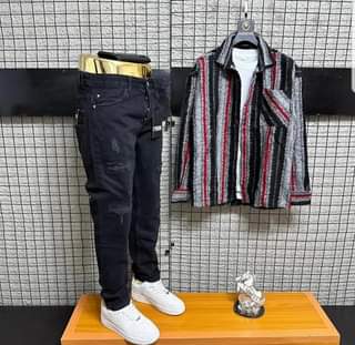 A picture of Men s Up and down Attire wears cloth