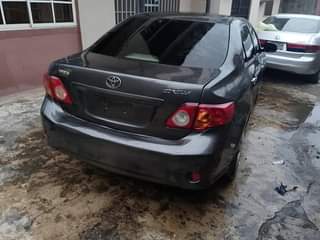 A picture of Toyota Corolla 2010 model with normal Corolla engine brand new