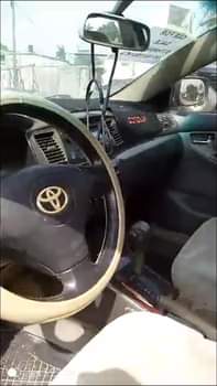 A picture of Toyota Corolla 2004 model Straight body Engine has slight top