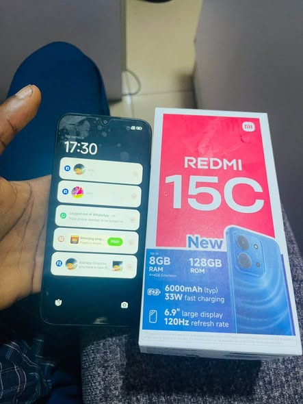 A picture of REDMI 15C 8GB Ram 128GB ROM 6000mAH battery life