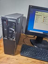A picture of Lenovo desktop Computer