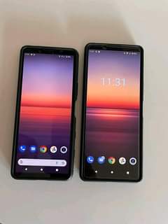A picture of sony xperial 5 iii and sony xperial 1 iii