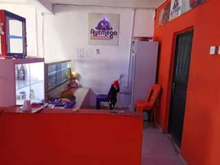 A picture of fastfood restaurants