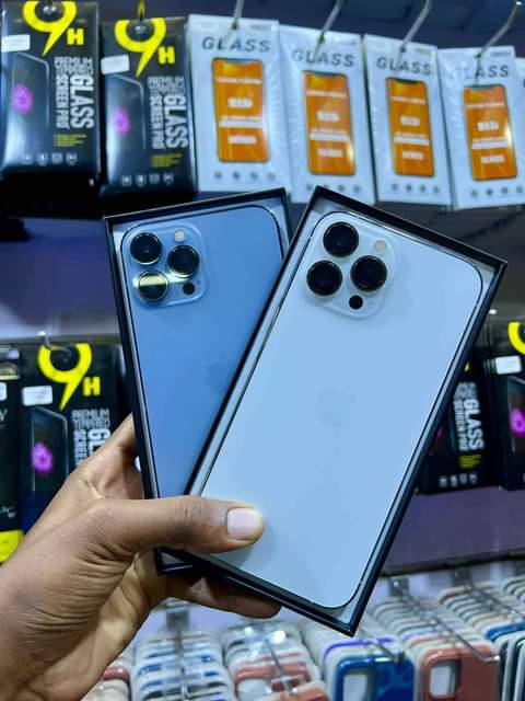 A picture of iPhone 13pro max Brand new Storage 128gb Battery life 100